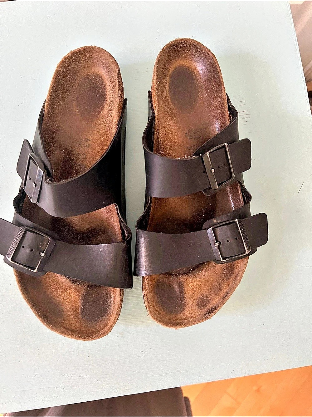 Birkenstock Arizona Double Buckle Sandals in Black